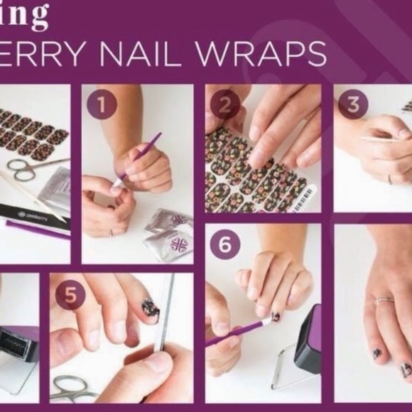 JAMBERRY Nail Wraps - Rose Colored Glasses - Picture 7 of 9